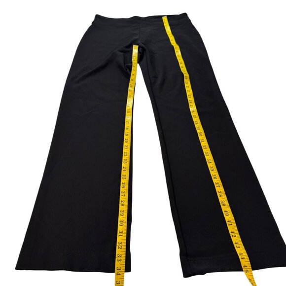 Boston Proper Black Pull-On Pants Women’s Size L Long | Stretch Straight Leg - Picture 5 of 5